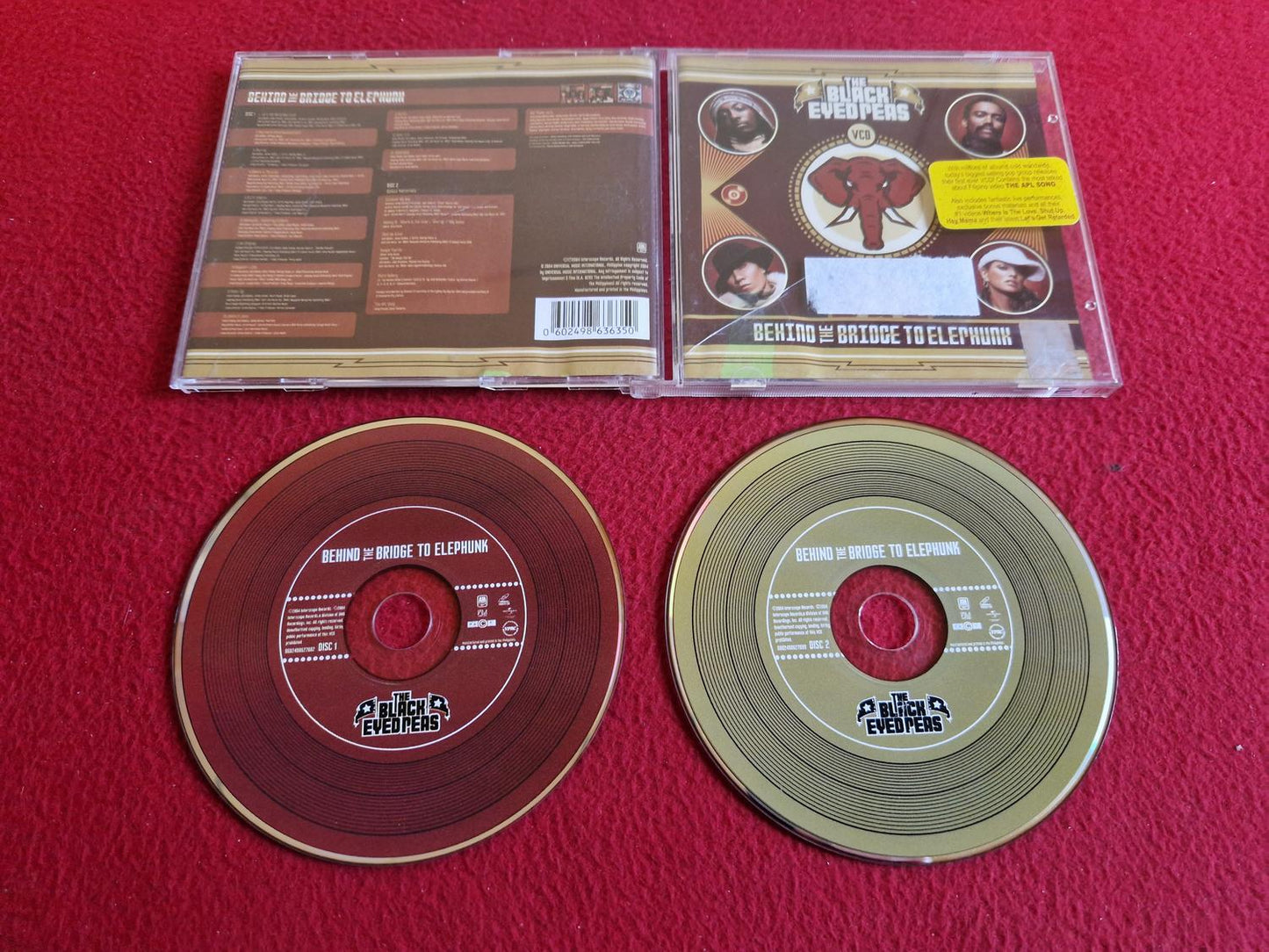 THE BLACK EYED PEAS BEHIND THE BRIDGE TO ELEPHUNK CD