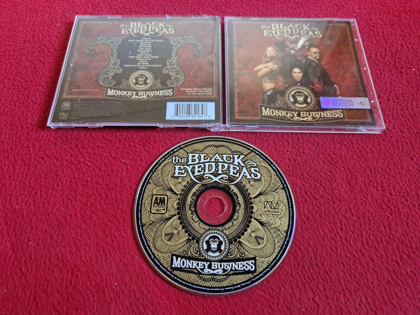 THE BLACK EYED PEAS MONKEY BUSINESS CD