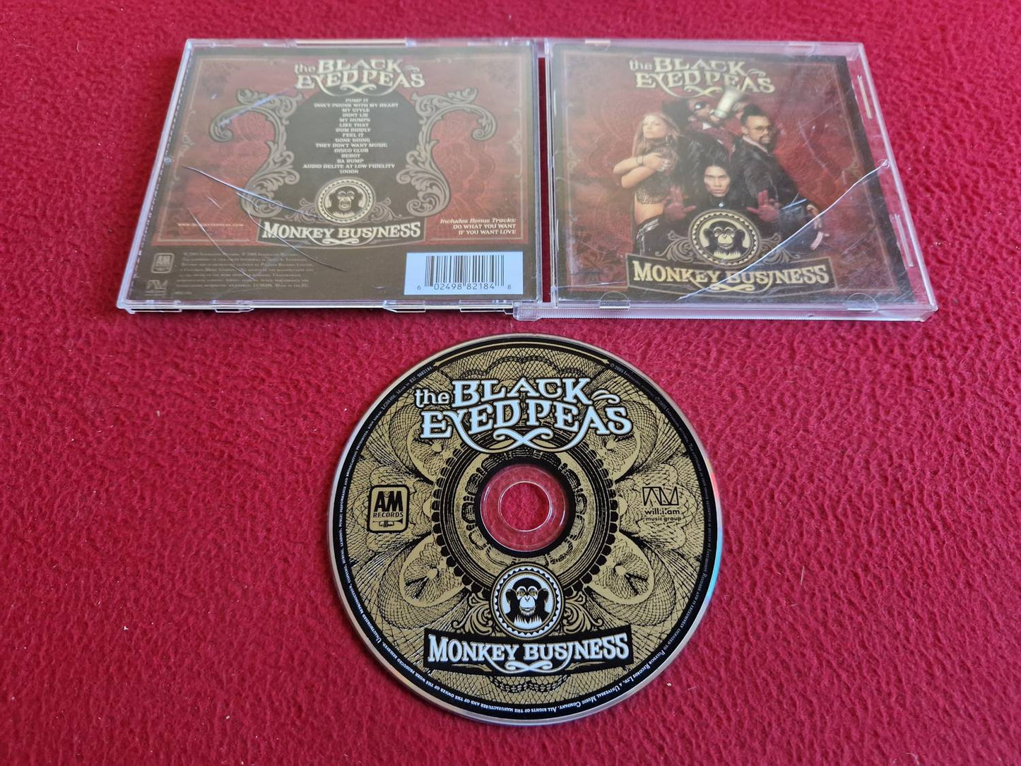 THE BLACK EYED PEAS MONKEY BUSINESS CD