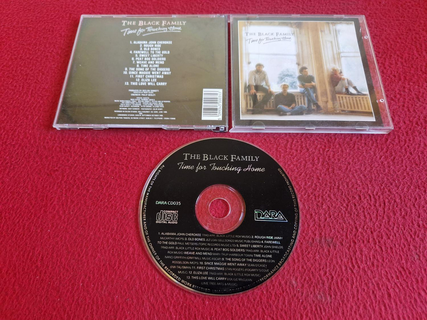 THE BLACK FAMILY TIME FOR TOUCHING HOME CD