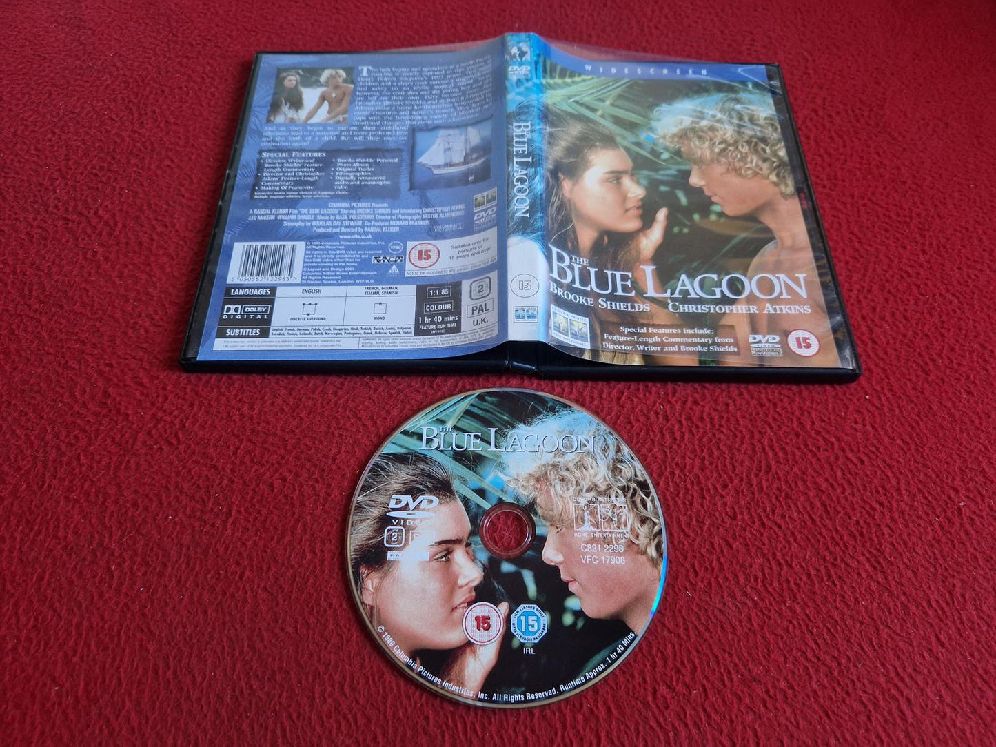 THE BLUE LAGOON [ SVENSK TEXT ] DVD
