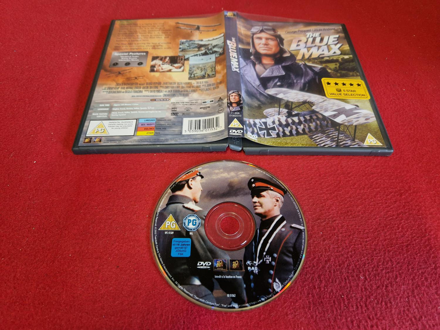 THE BLUE MAX till DVD