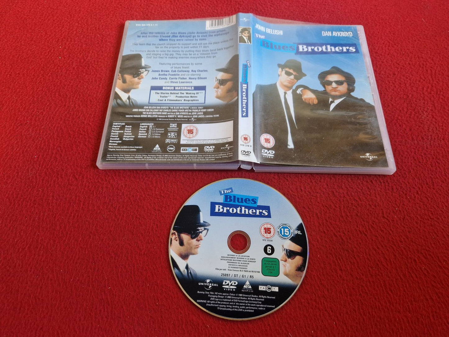 THE BLUES BROTHERS DVD