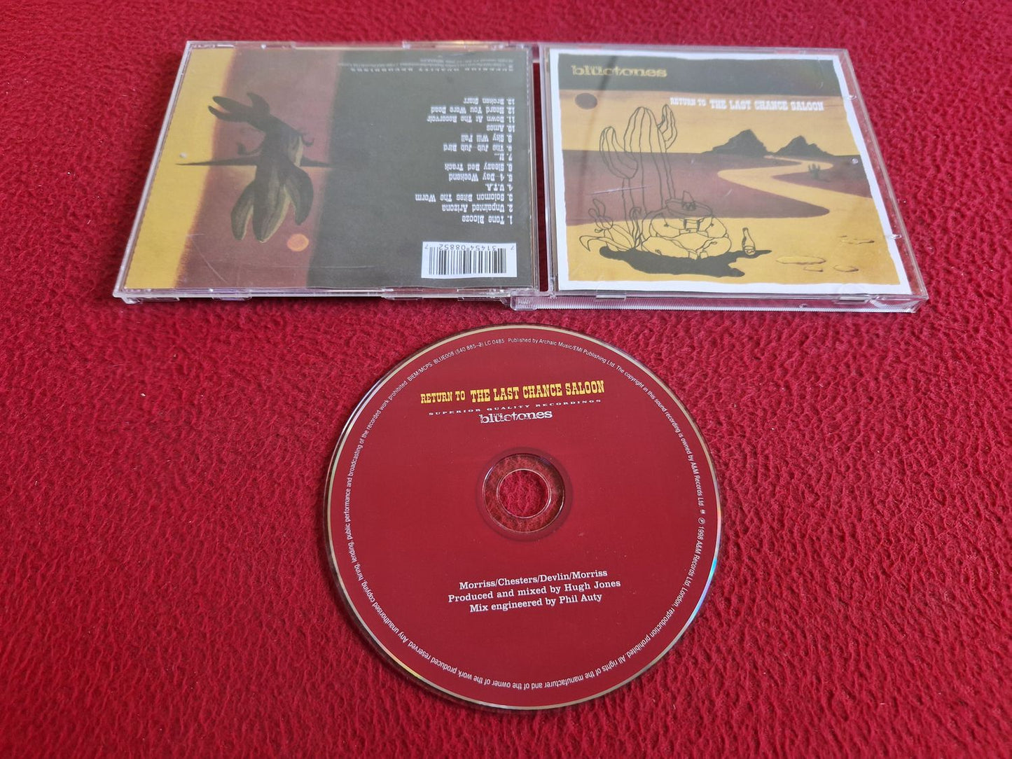 THE BLUETONES RETURN TO THE LAST CHANCE SALOON CD