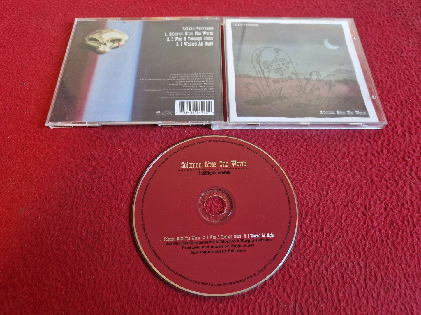 THE BLUETONES SOLOMON BITES THE WORM CD