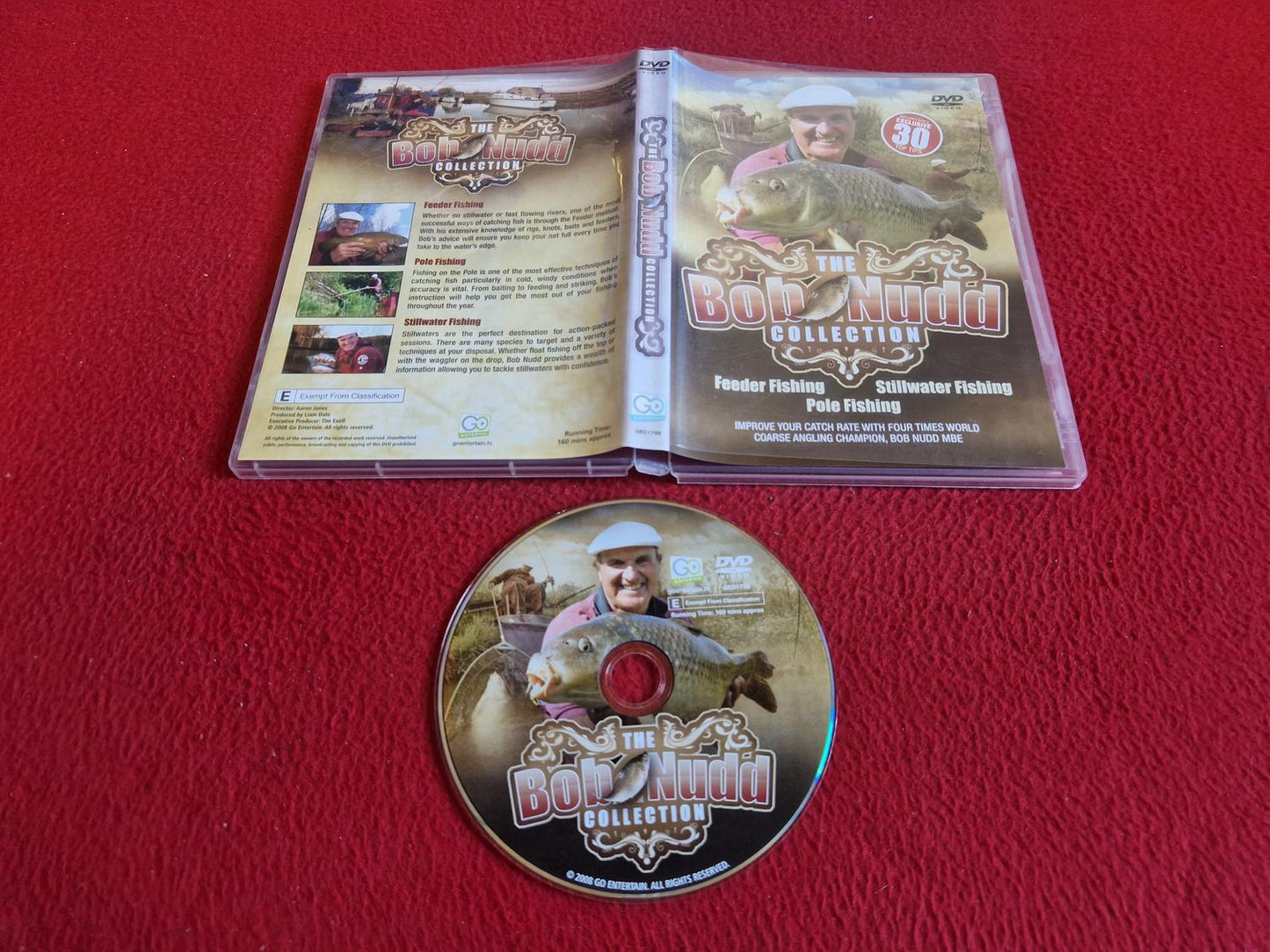 THE BOB NUDD COLL. FEEDER FISHING/STILLWATER FISHING/POLE FISHING DVD