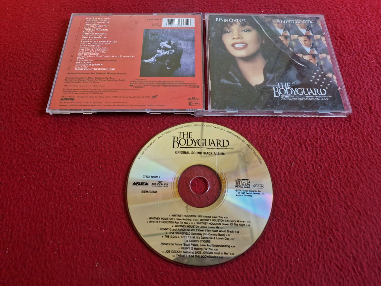 THE BODYGUARD ORIGINAL SOUNDTRACK ALBUM CD