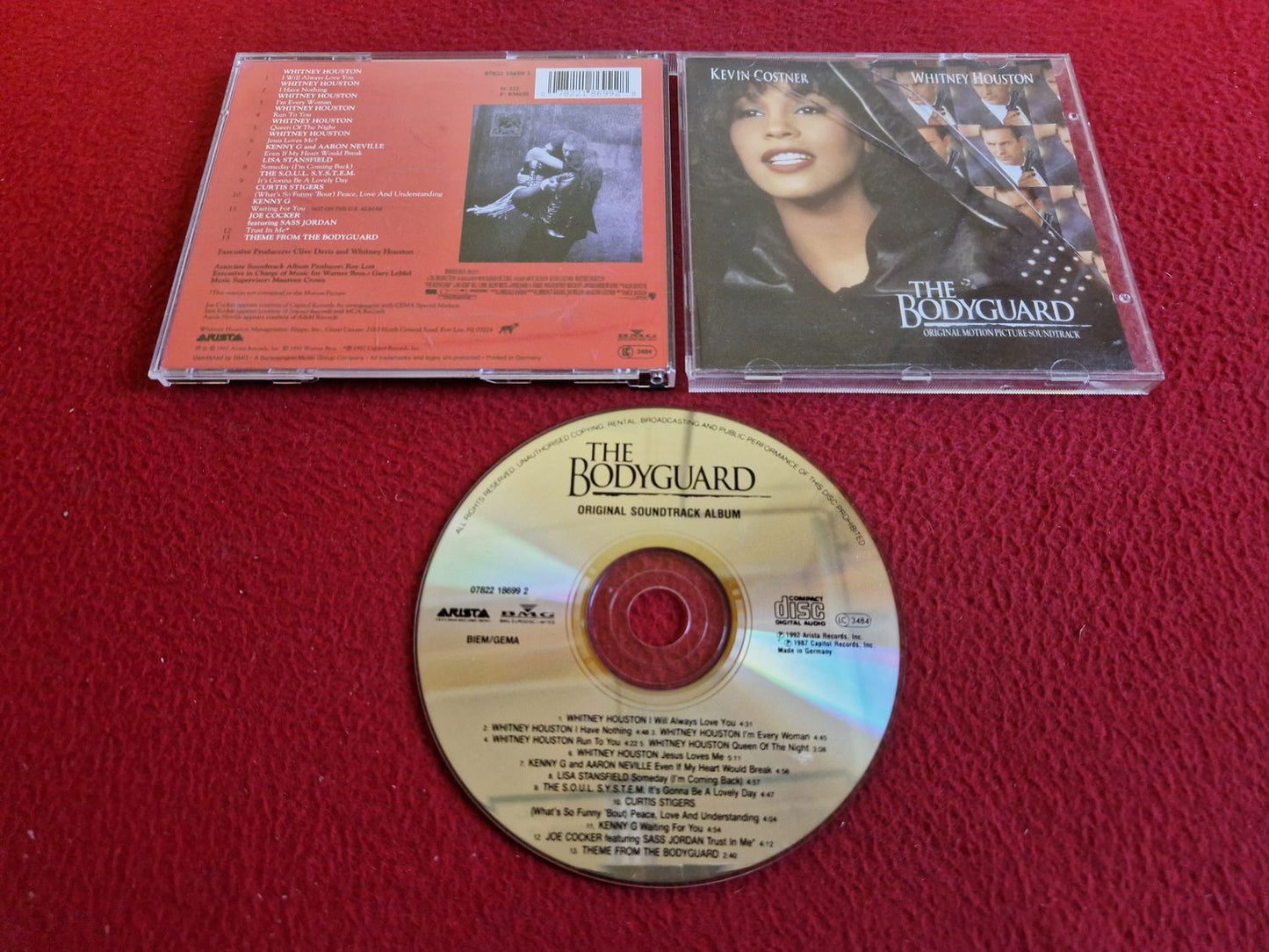THE BODYGUARD ORIGINAL SOUNDTRACK CD