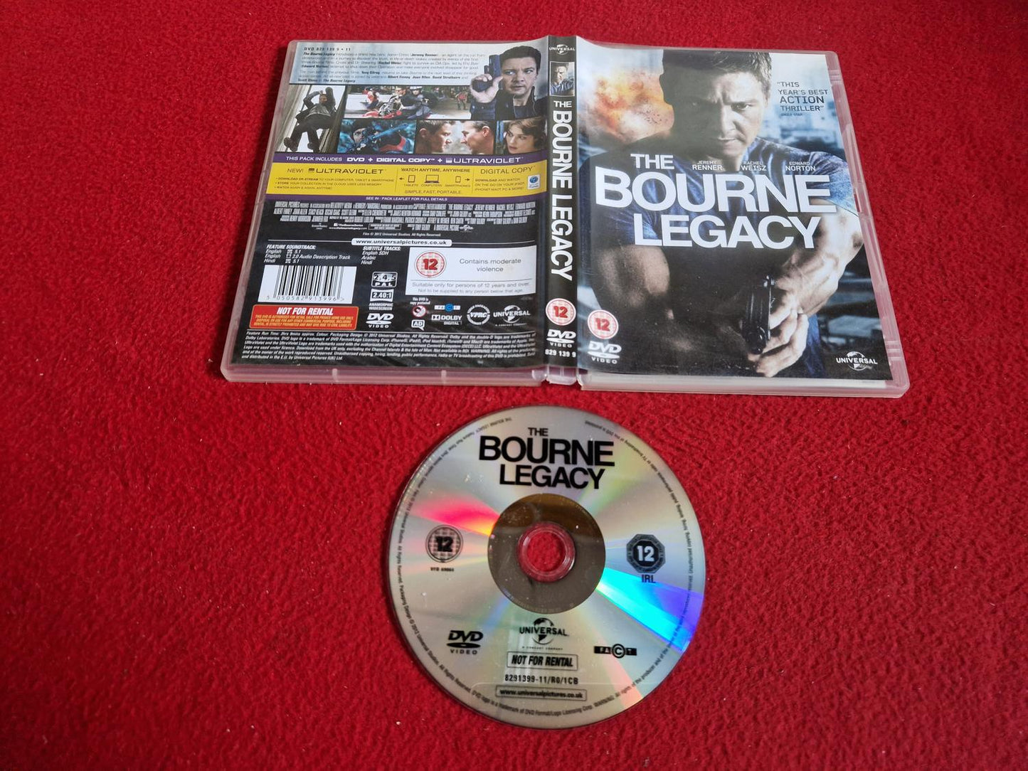 THE BOURNE LEGACY DVD