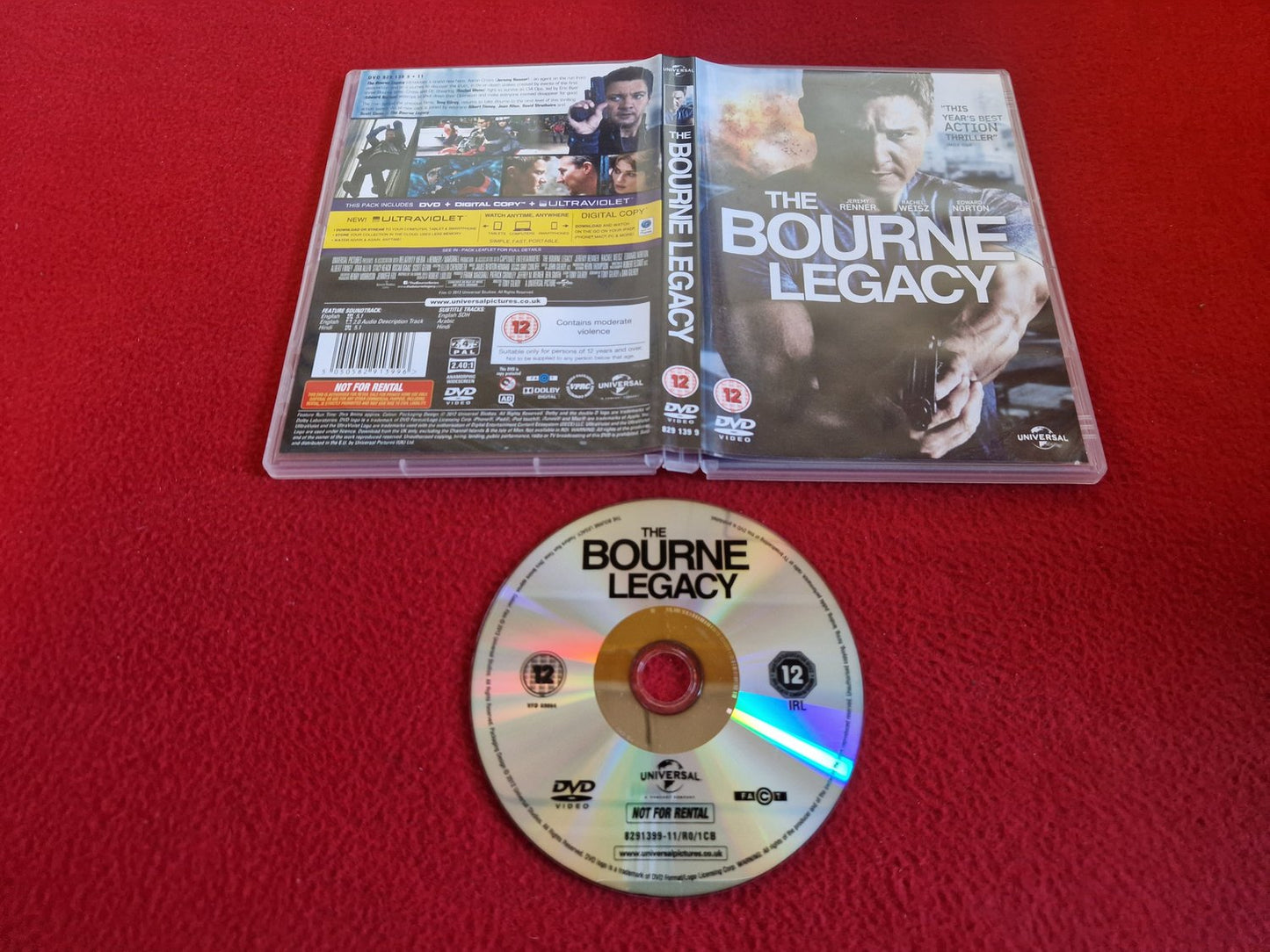 THE BOURNE LEGACY DVD