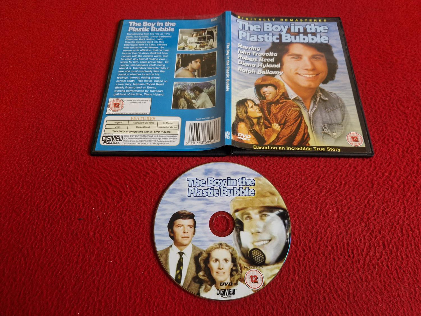THE BOY IN THE PLASTIC BUBBLE DVD