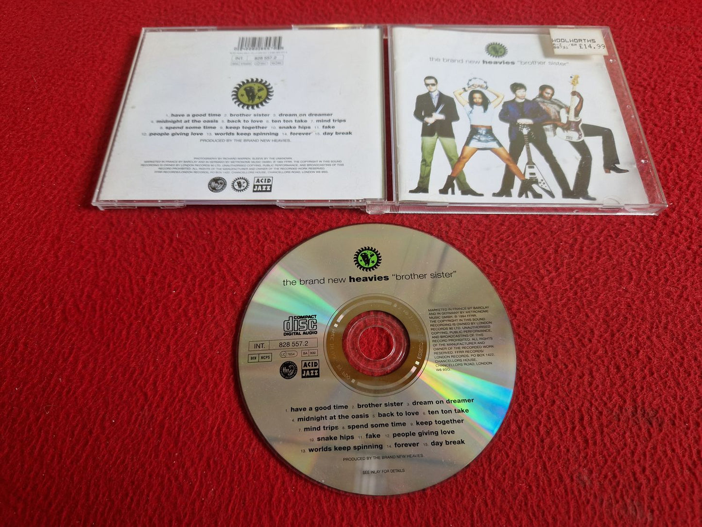 THE BRAND NEW HEAVIES BROTHER SISTERS CD