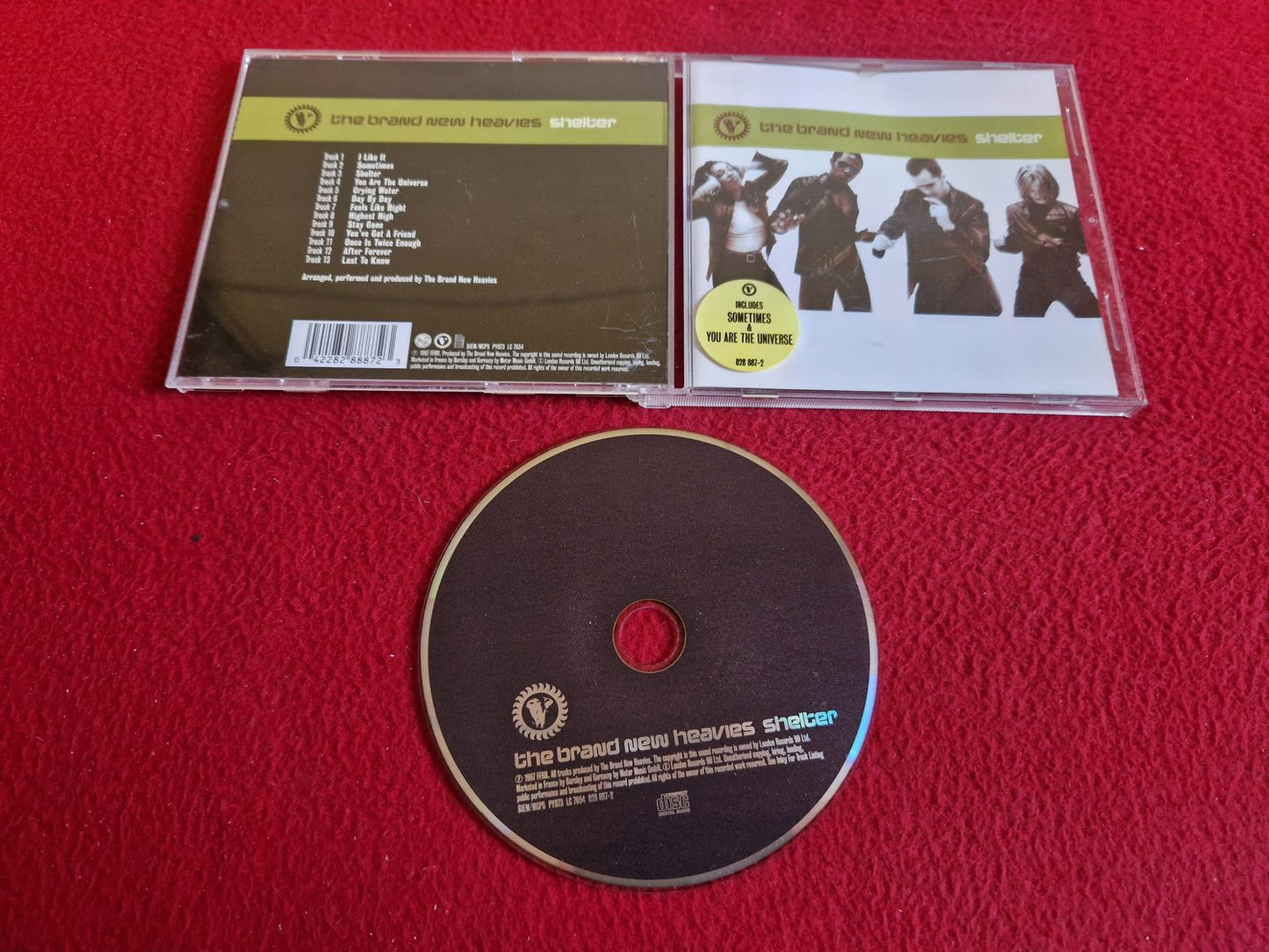 THE BRAND NEW HEAVIES SHELTER CD