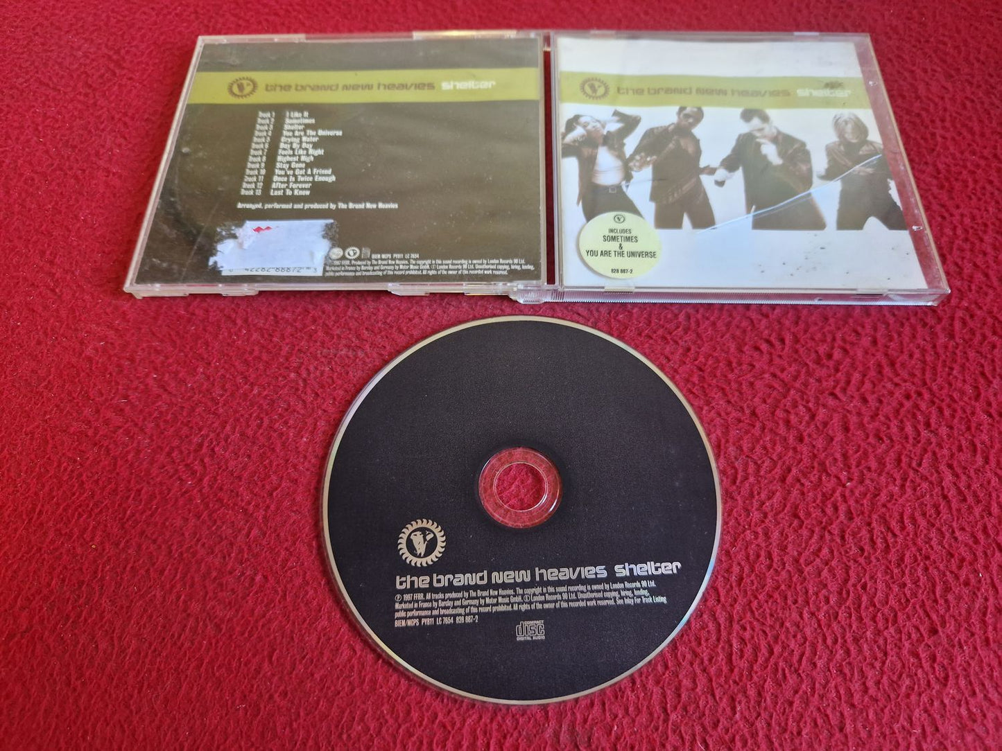 THE BRAND NEW HEAVIES SHELTER CD
