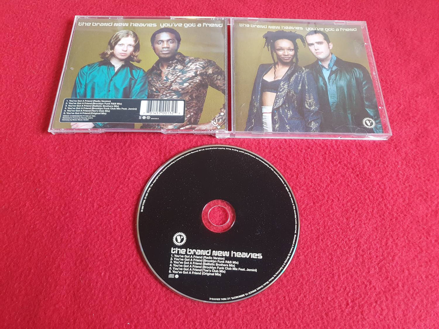THE BRAND NEW HEAVIES YOU'VE GOT A FRIEND till CD