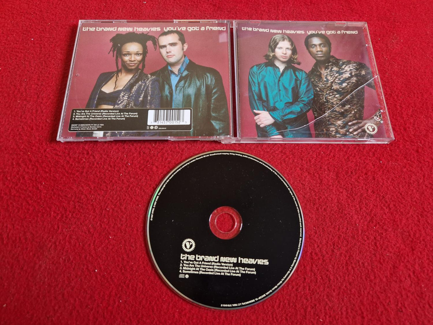 THE BRAND NEW HEAVIES YOU'VE GOT A FRIEND till CD