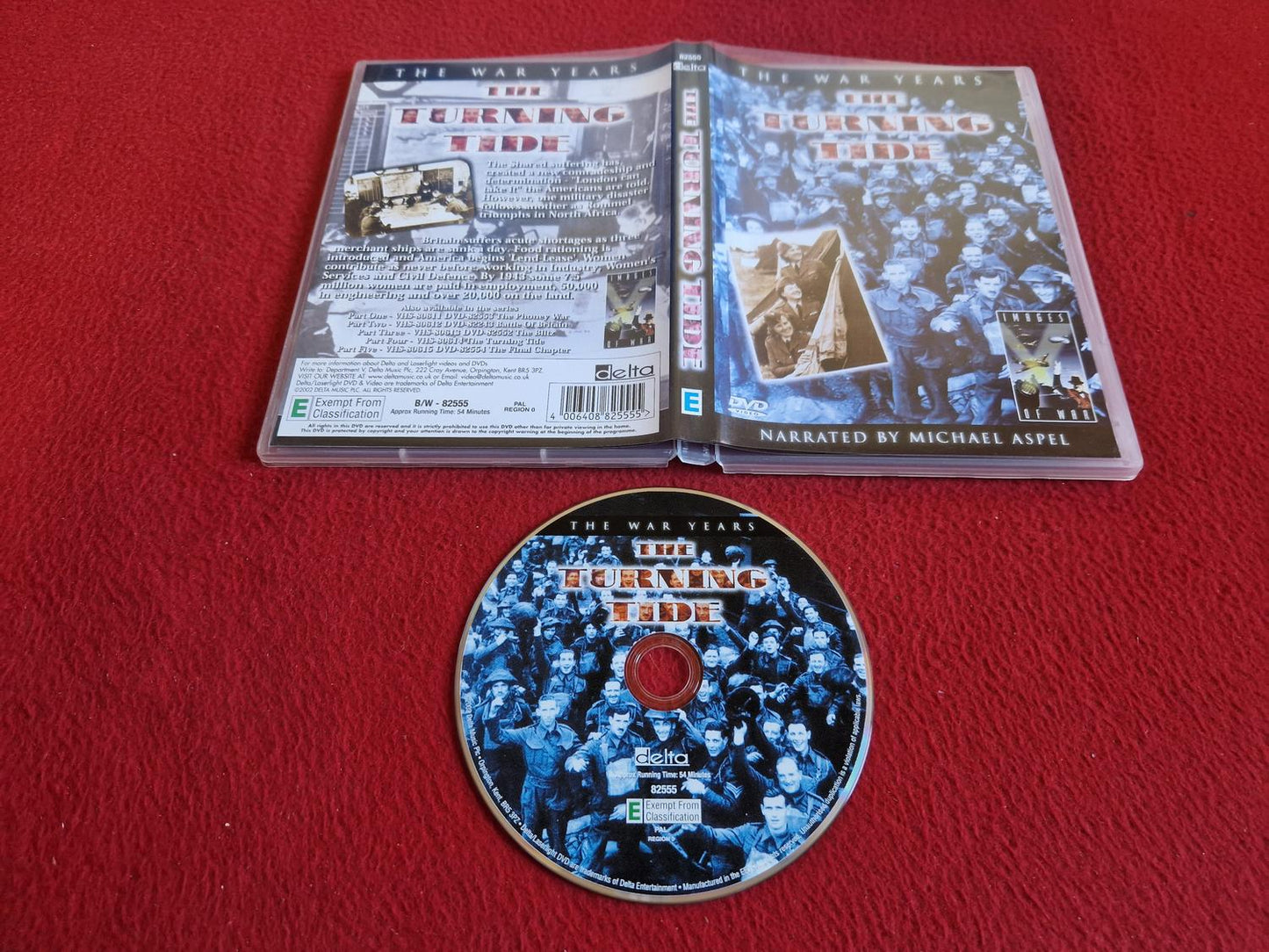 THE BURNING TIDE [ THE WAR YEARS ] DVD