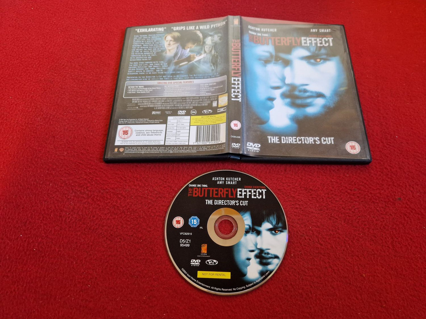 THE BUTTERFLY EFFECT DVD