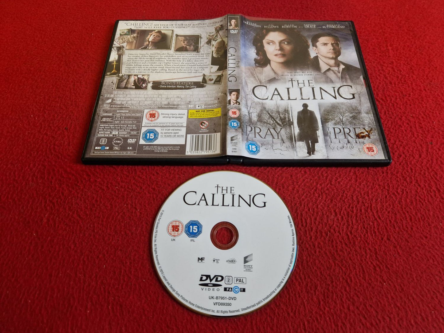THE CALLING DVD