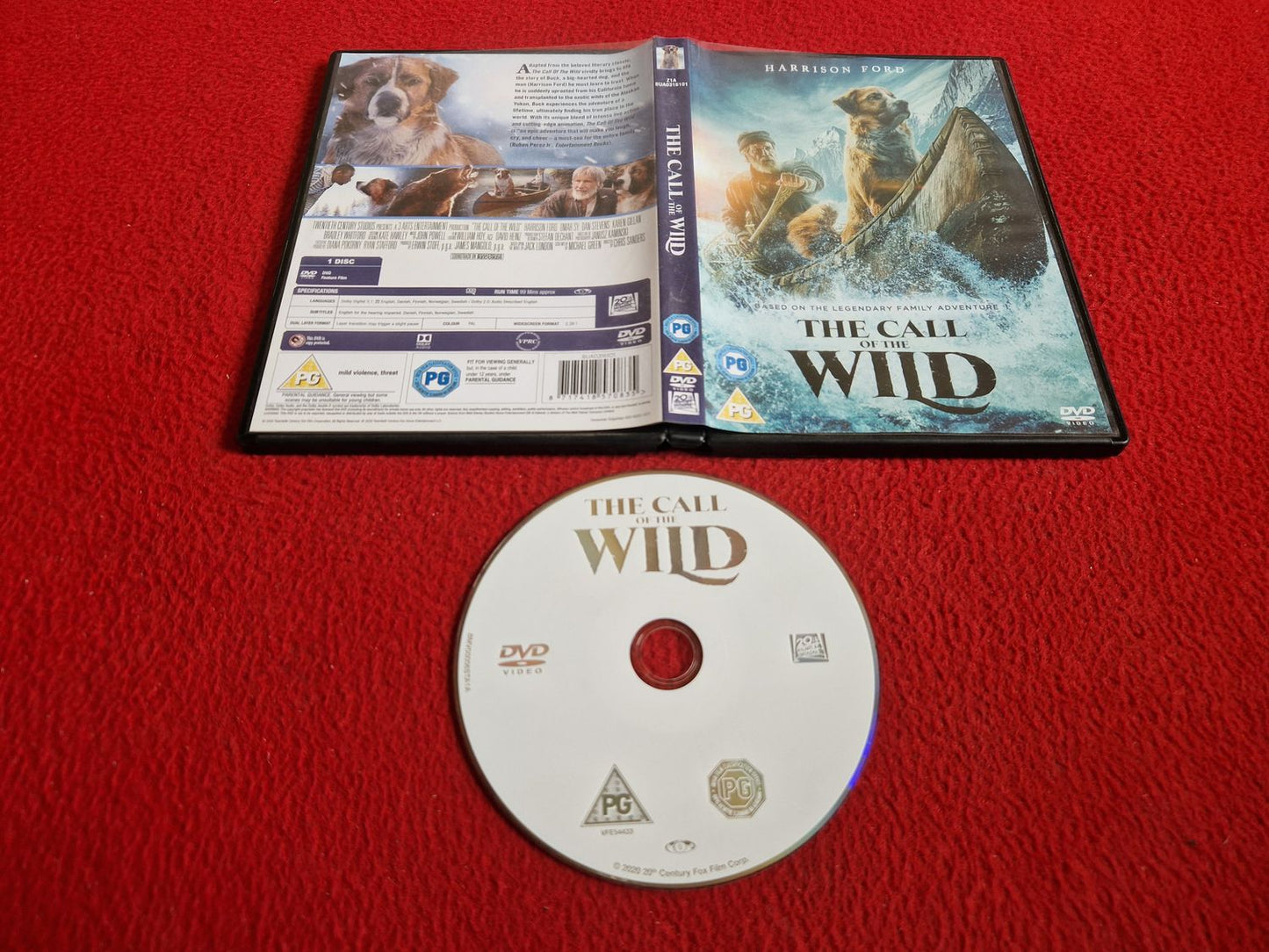 THE CALL OF THE WILD [ SVENSK TEXT ] DVD