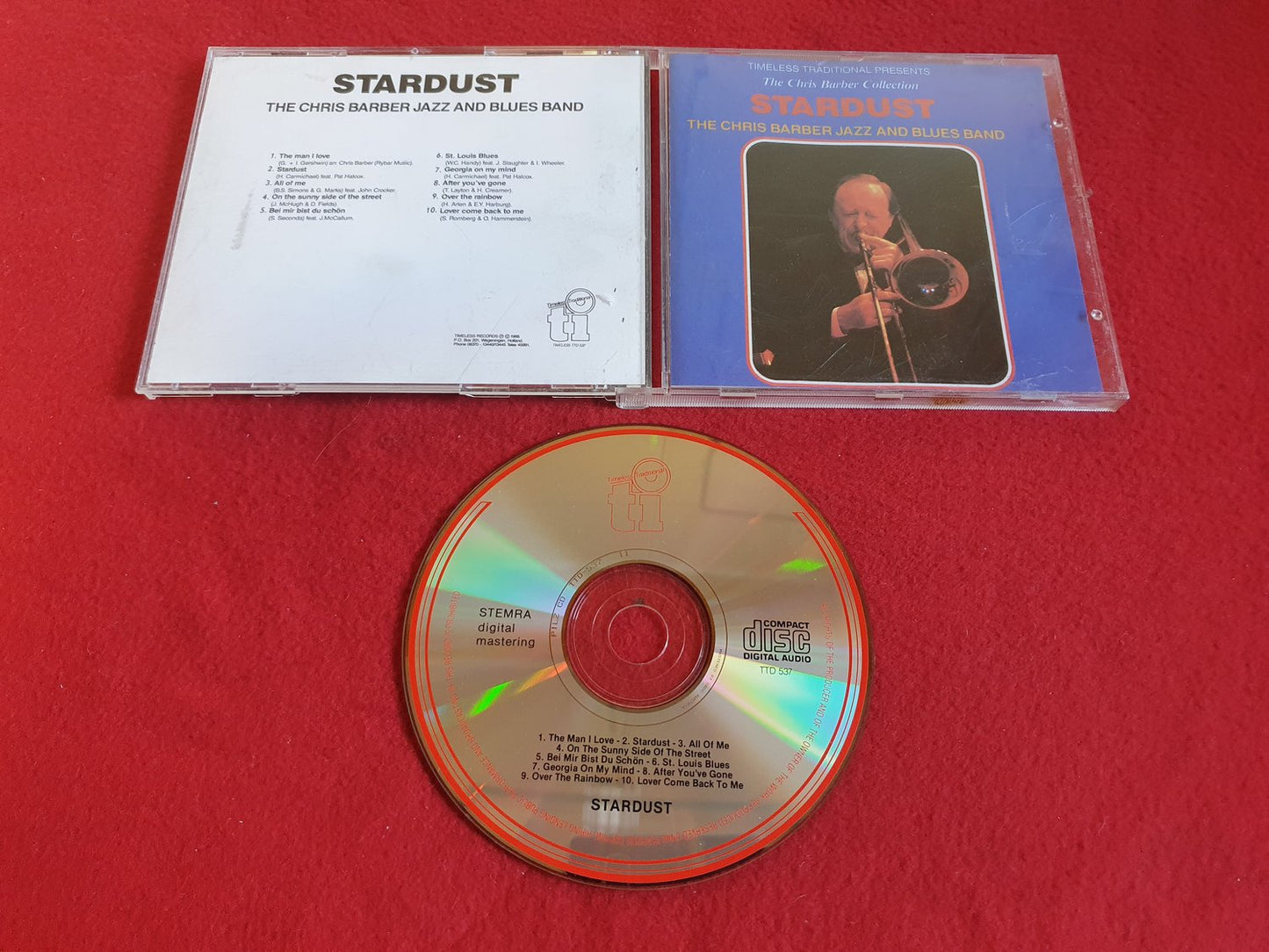 THE CHRIS BARBER JAZZ AND BLUES BAND STARDUST till CD
