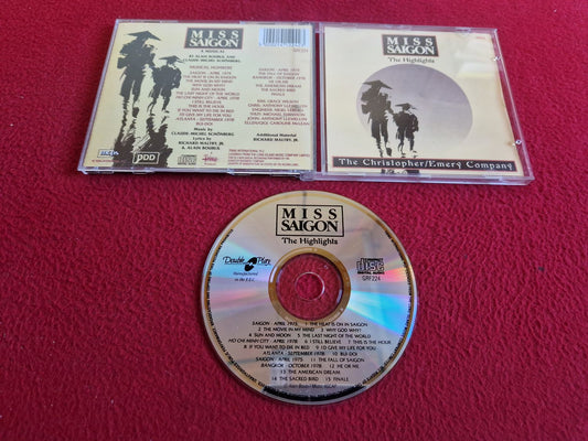THE CHRISTOPHER/EMERY COMPANY – MISS SAIGON ‎– THE HIGHLIGHTS CD