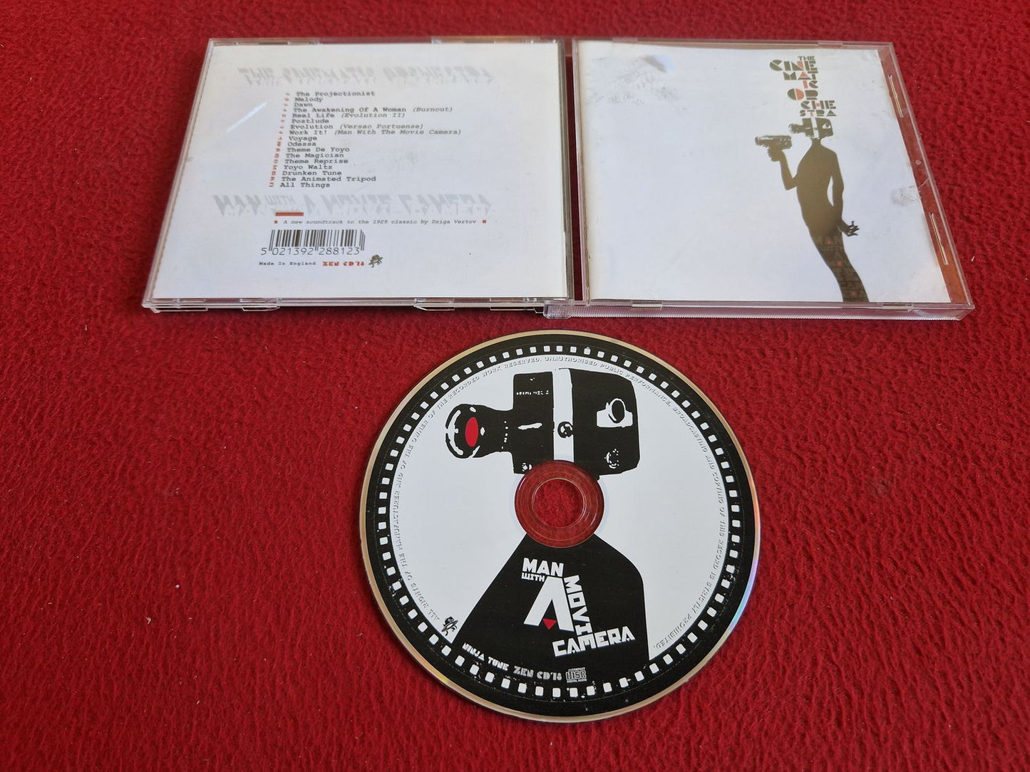 THE CINEMATIC ORCHESTRA MAN WITH A MOVIE CAMERA CD
