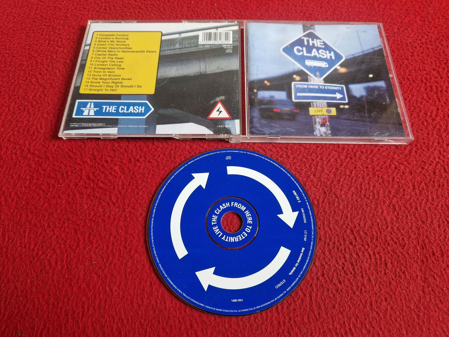 THE CLASH FROM HERE TO ETERNITY CD