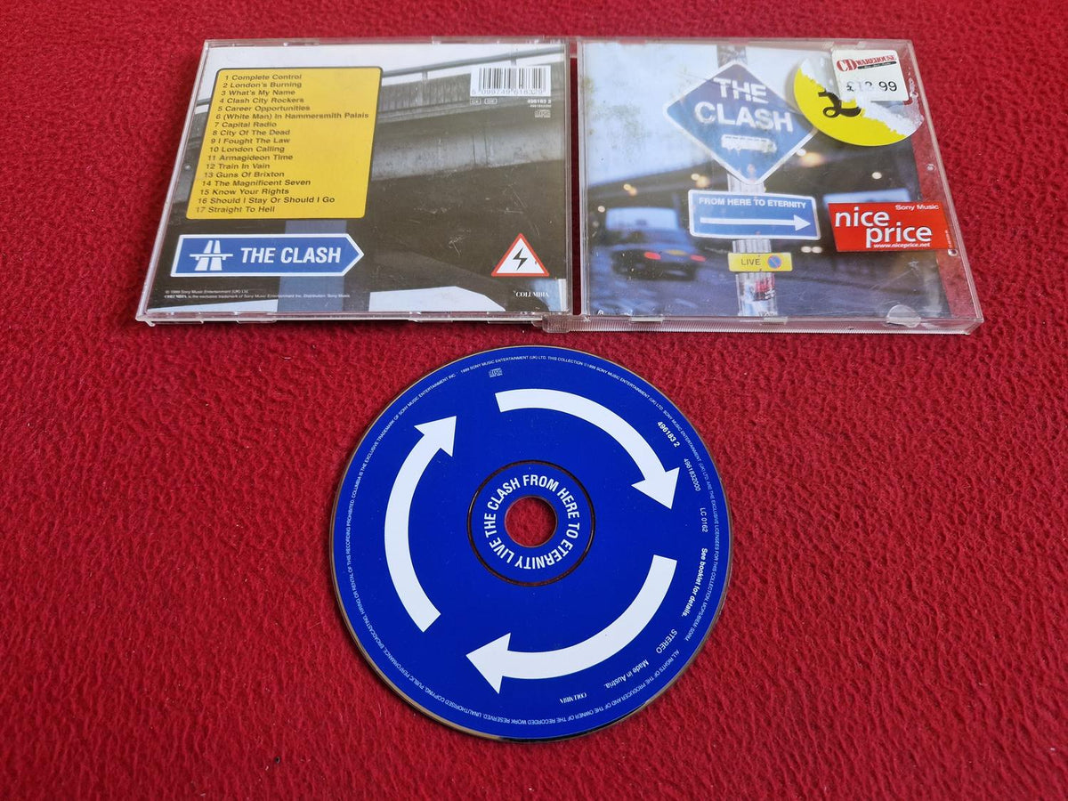THE CLASH FROM HERE TO ETERNITY LIVE CD