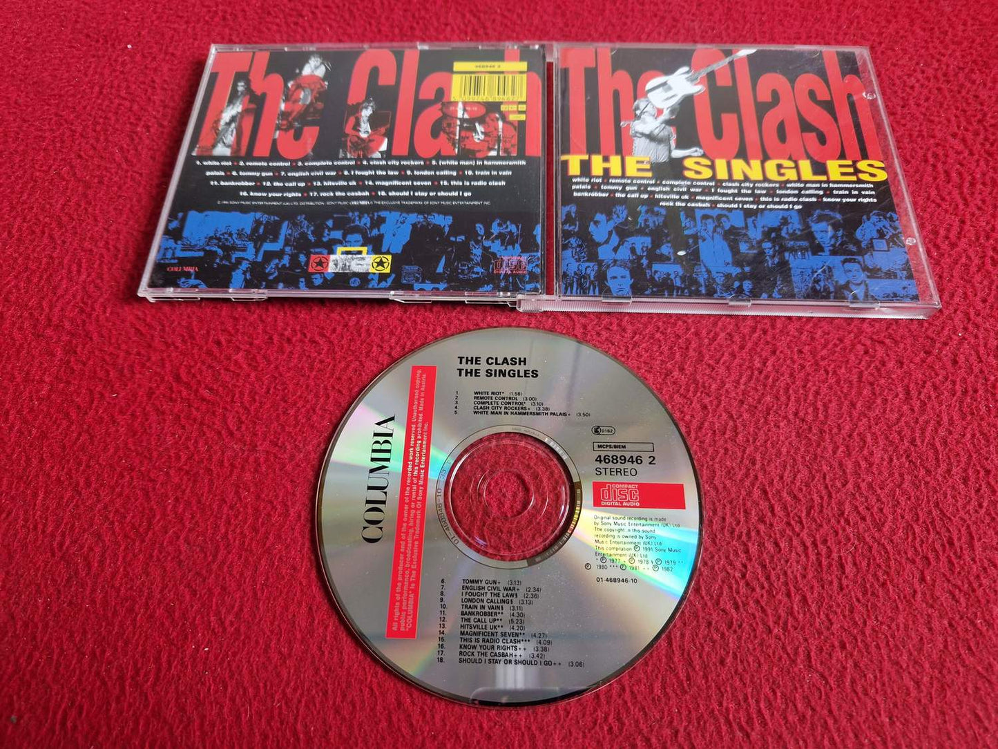 THE CLASH THE SINGLES CD