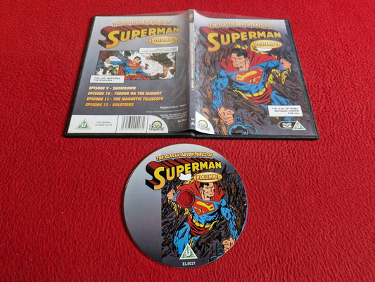 THE CLASSIC ADVENTURES OF SUPERMAN VOLUME 3 DVD