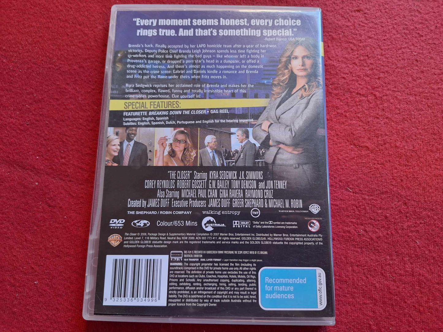 THE CLOSER SEASON 2 [ REGION 4 ] BOX DVD