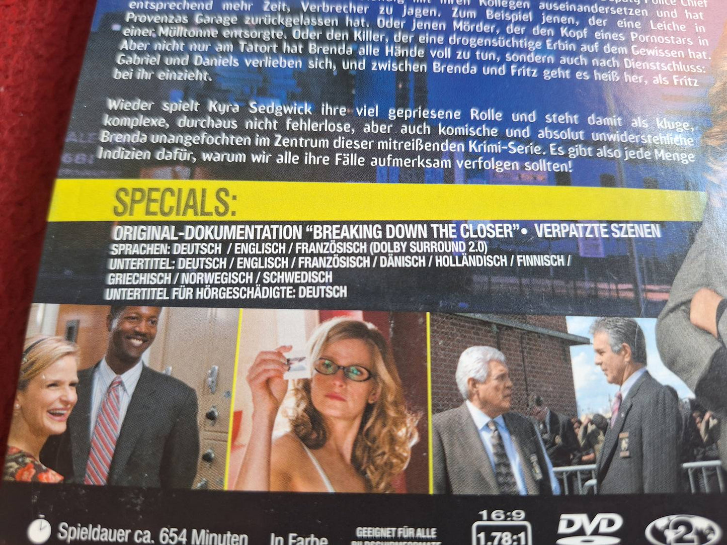 THE CLOSER SEASON 2 [ TYSK UTGÅVA / ENGELSKT TAL / SVENSK TEXT ] BOX DVD
