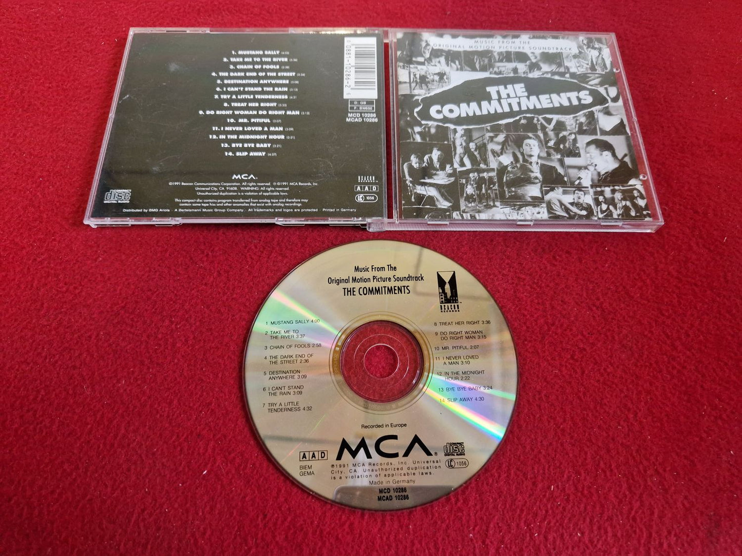 THE COMMITMENTS SOUNDTRACK till CD