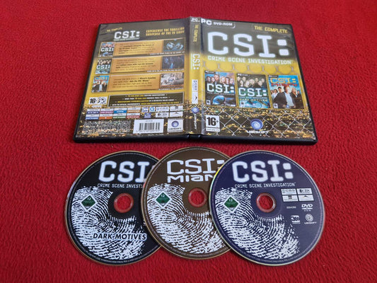 THE COMPLETE CSI - CRIME SCENE INVESTIGATION / DARK MOTIVES / CSI MIAMI till PC