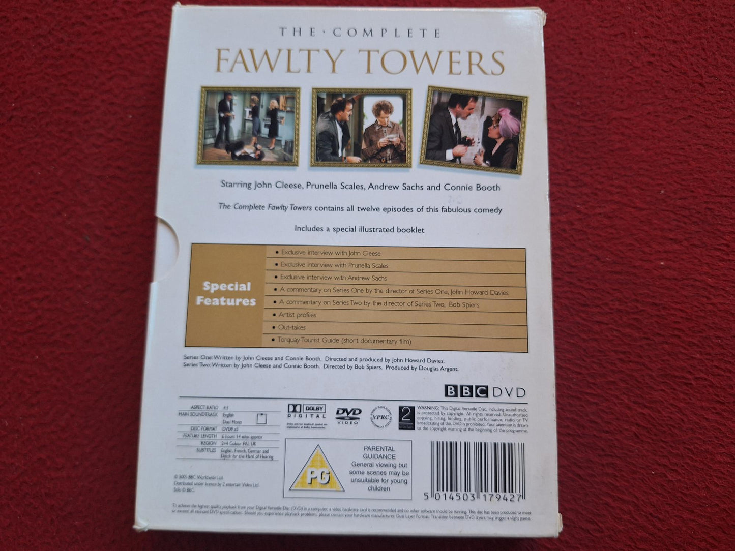 THE COMPLETE FAWLTY TOWERS SERIES 1 & 2 PLUS BONUS SPECIAL BOX DVD