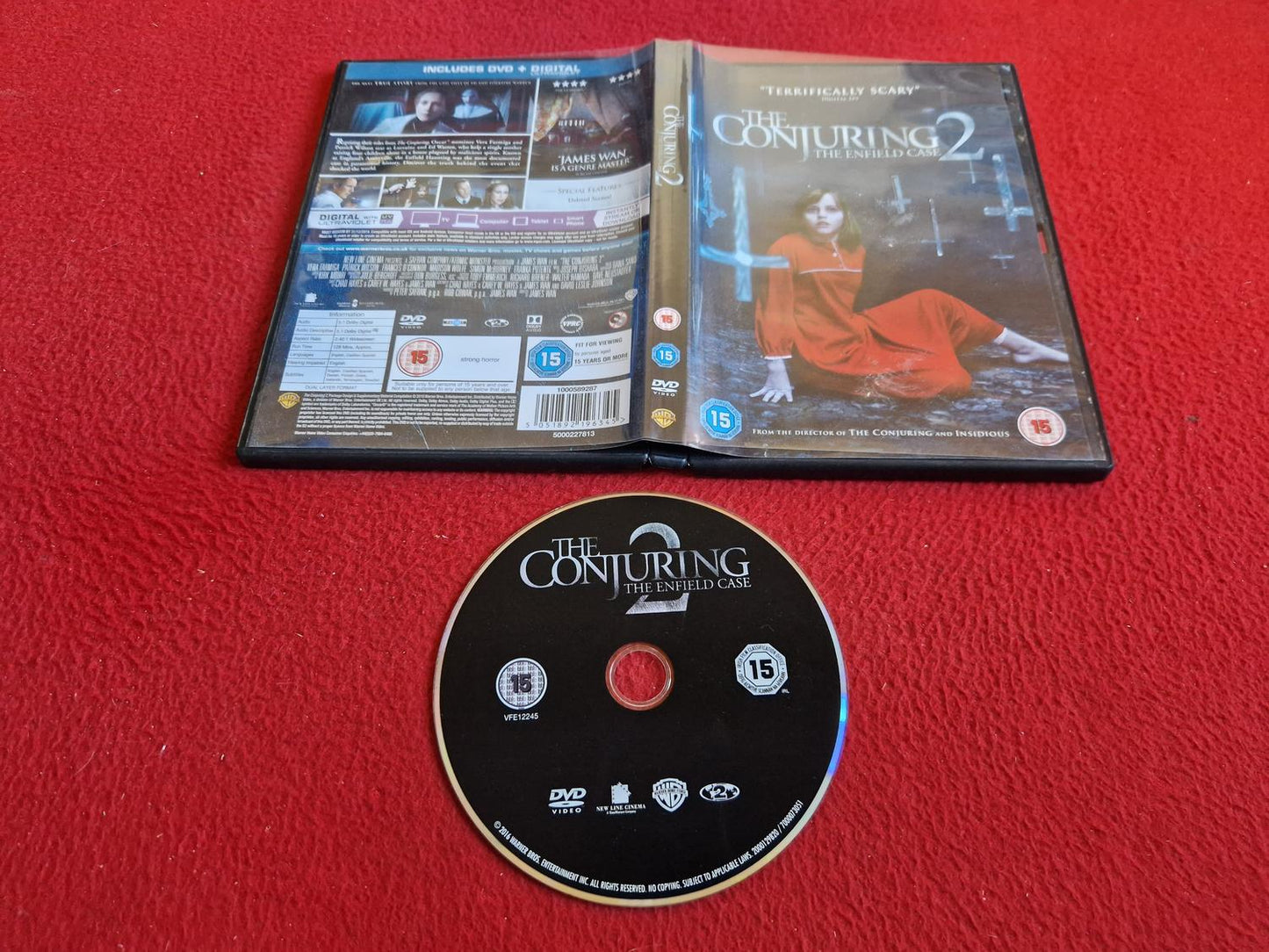 THE CONJURING 2 THE ENFIELD CASE DVD