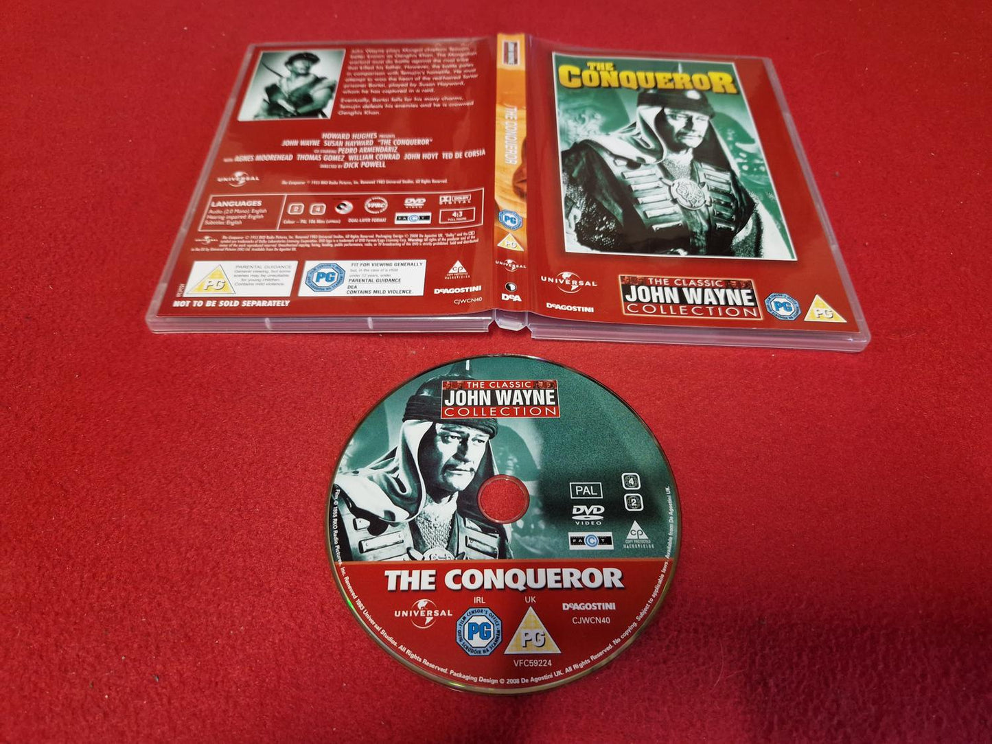 THE CONQUEROR [ JOHN WAYNE ] till DVD