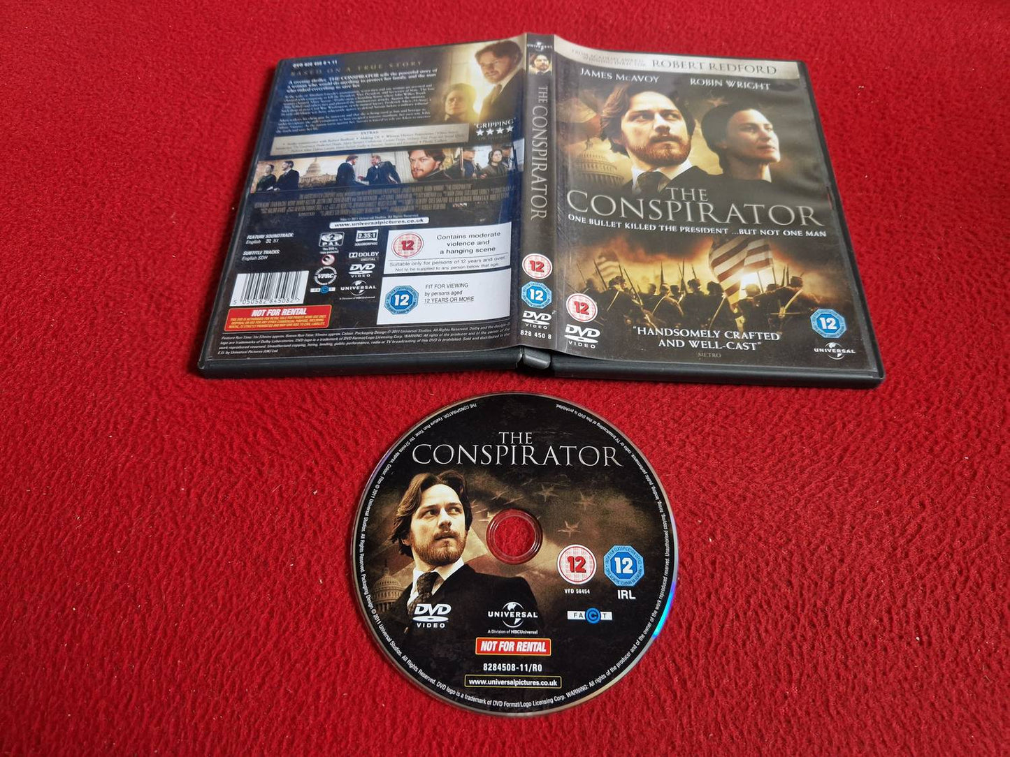 THE CONSPIRATOR DVD
