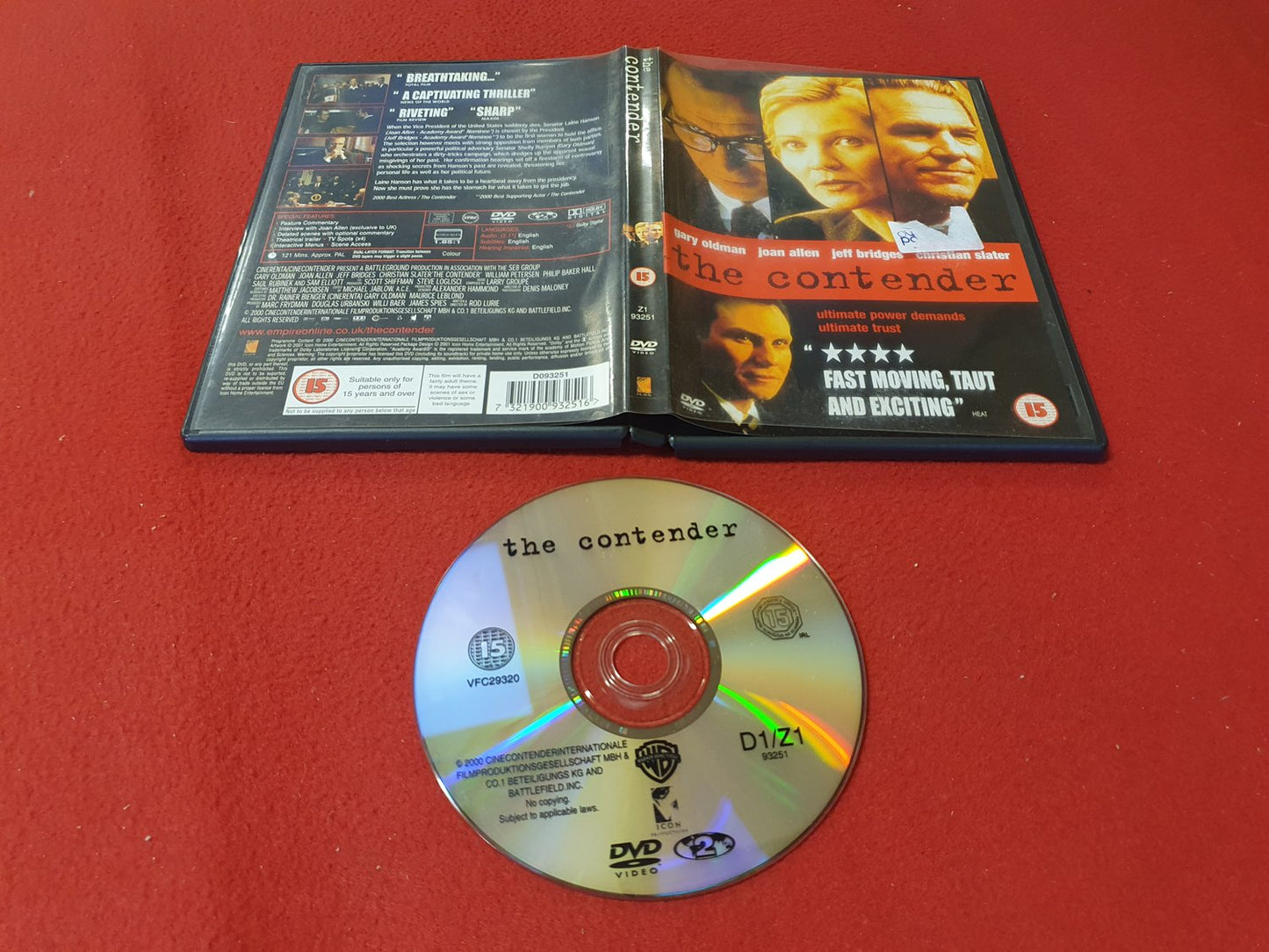 THE CONTENDER till DVD