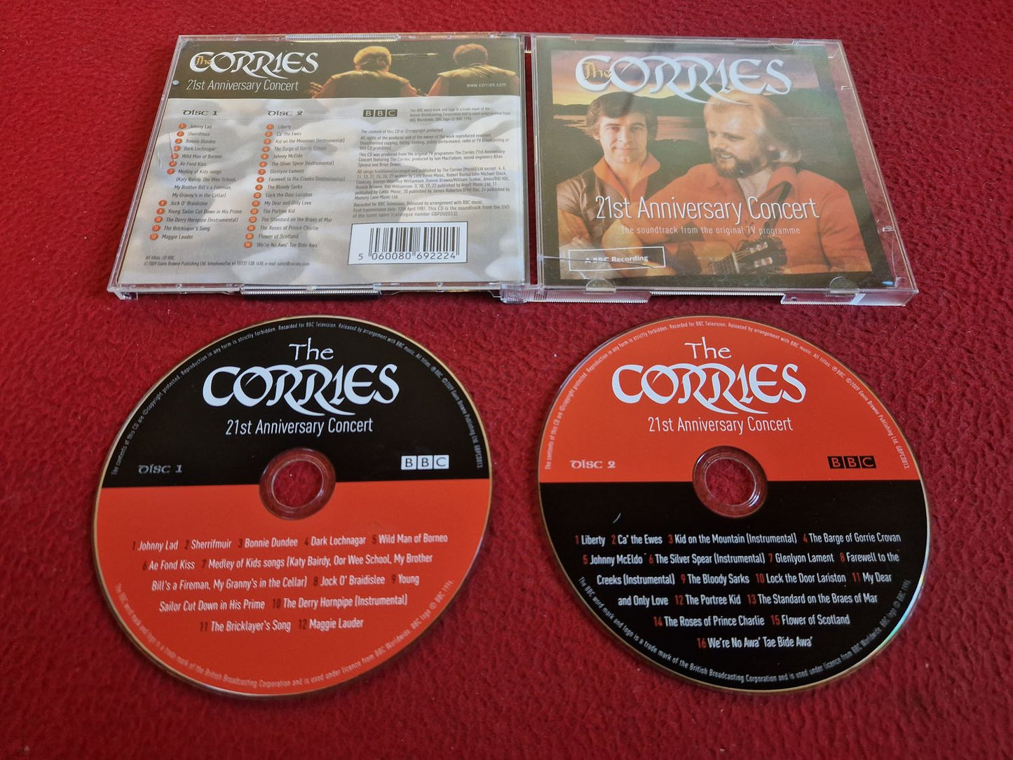 THE CORRIES 21ST ANNIVERSARY CONCERT CD