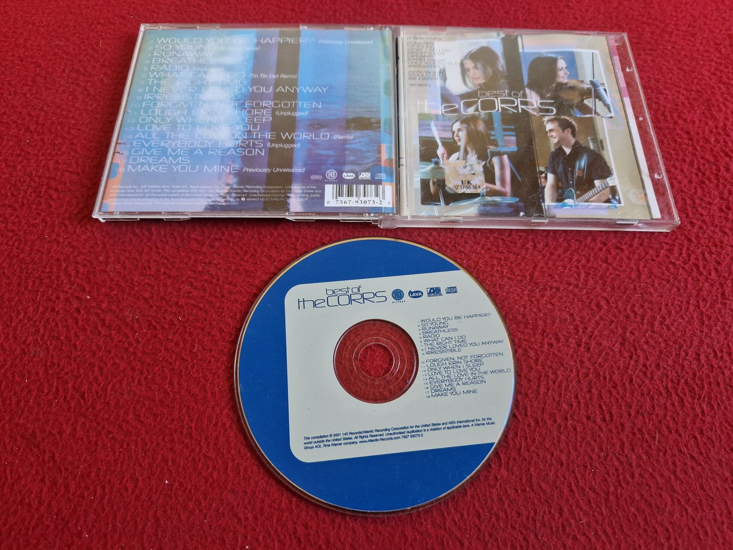 THE CORRS BEST OF THE CORRS CD