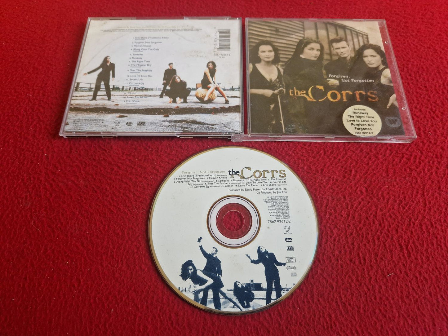 THE CORRS FORGIVEN NOT FORGOTTEN CD