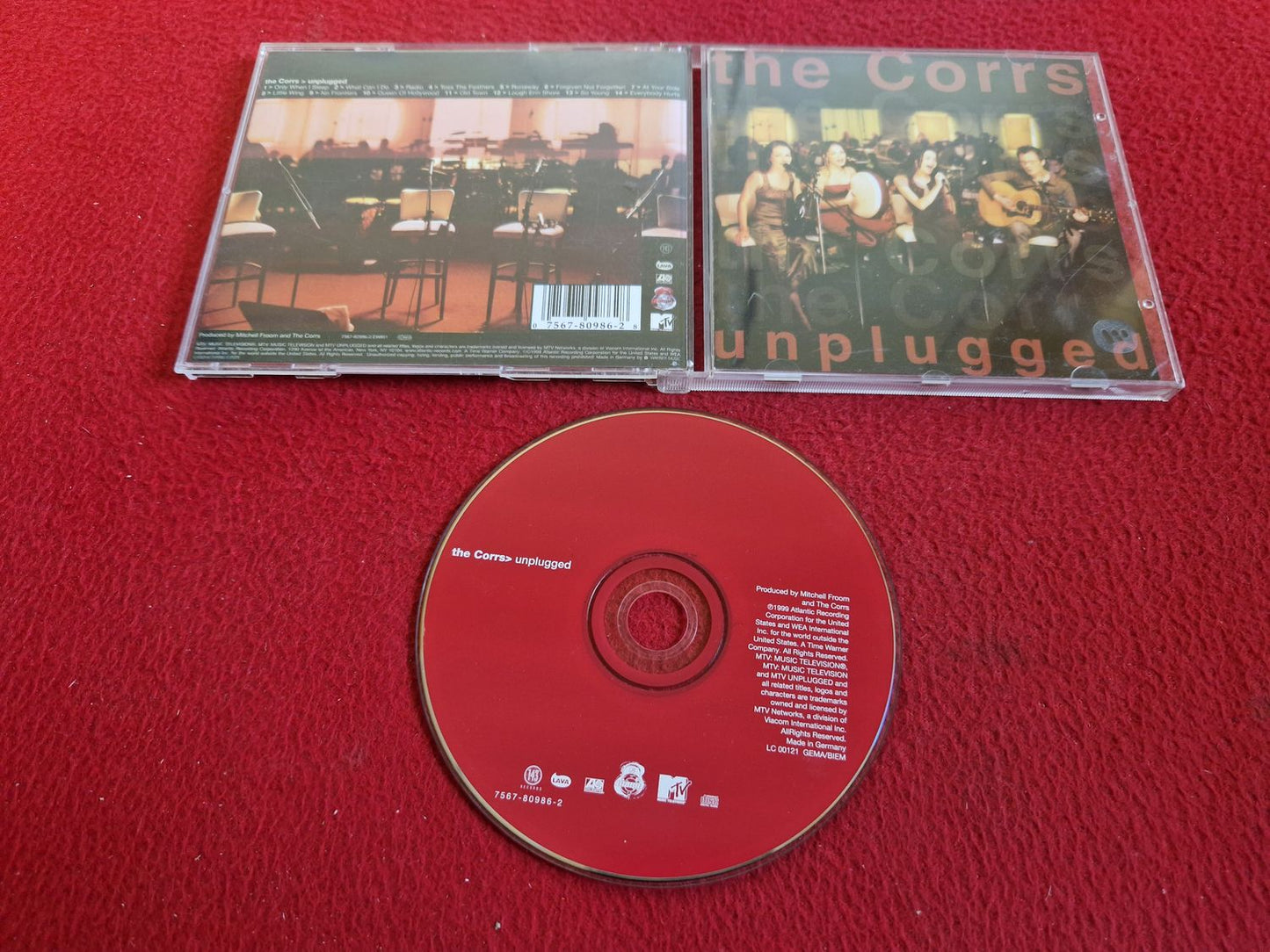 THE CORRS UNPLUGGED CD