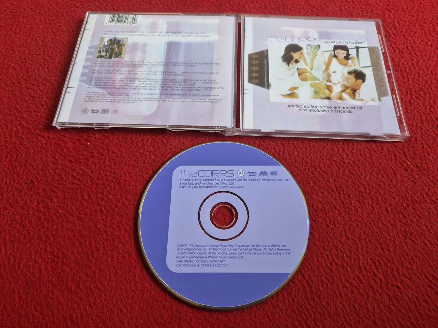 THE CORRS WOULD YOU BE HAPPIER? CD