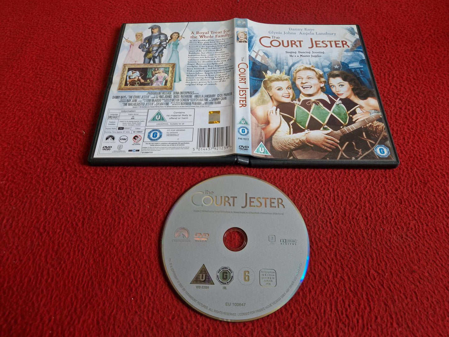 THE COURT JESTER DVD