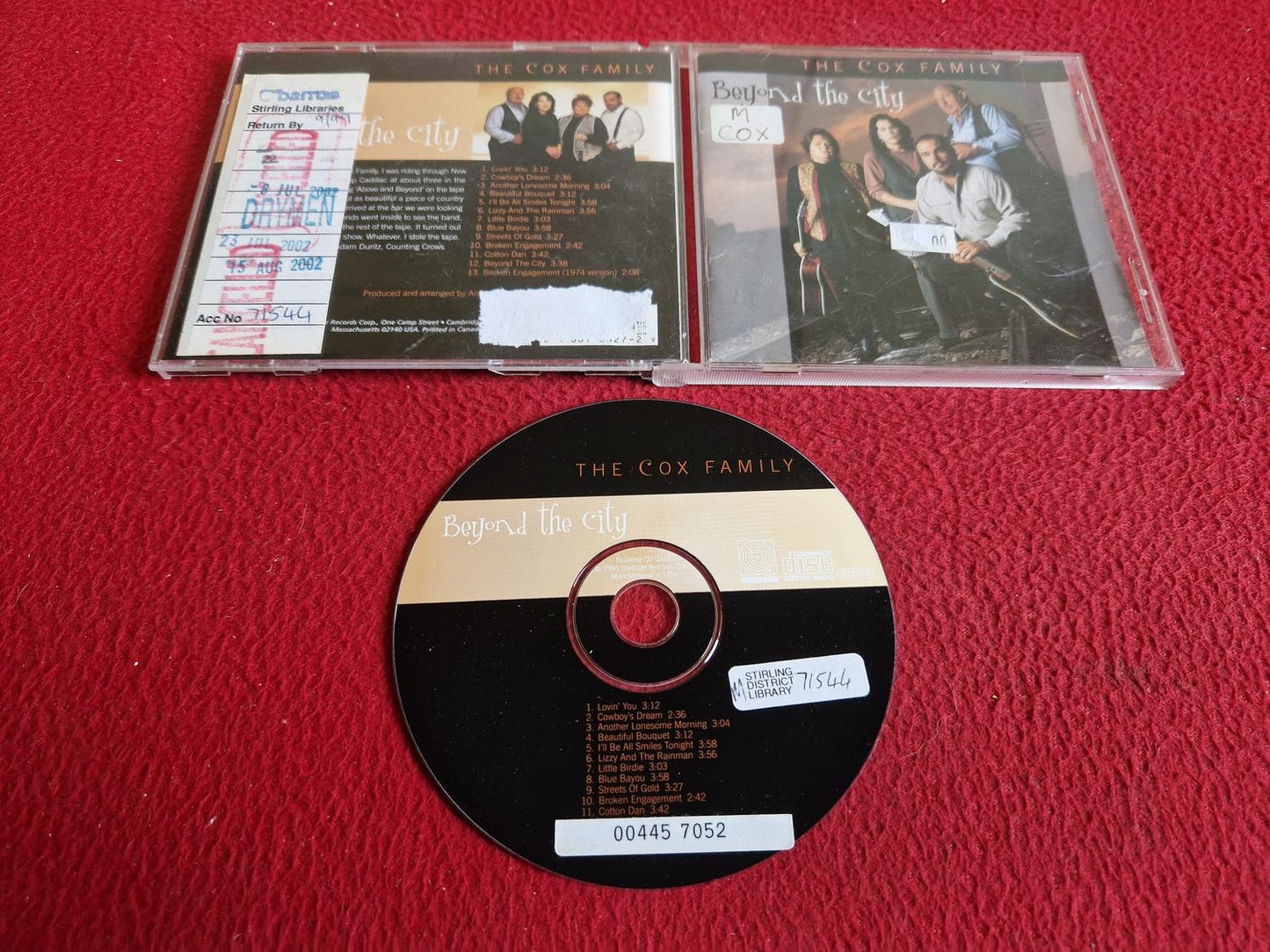THE COX FAMILY BEYOND THE CITY CD