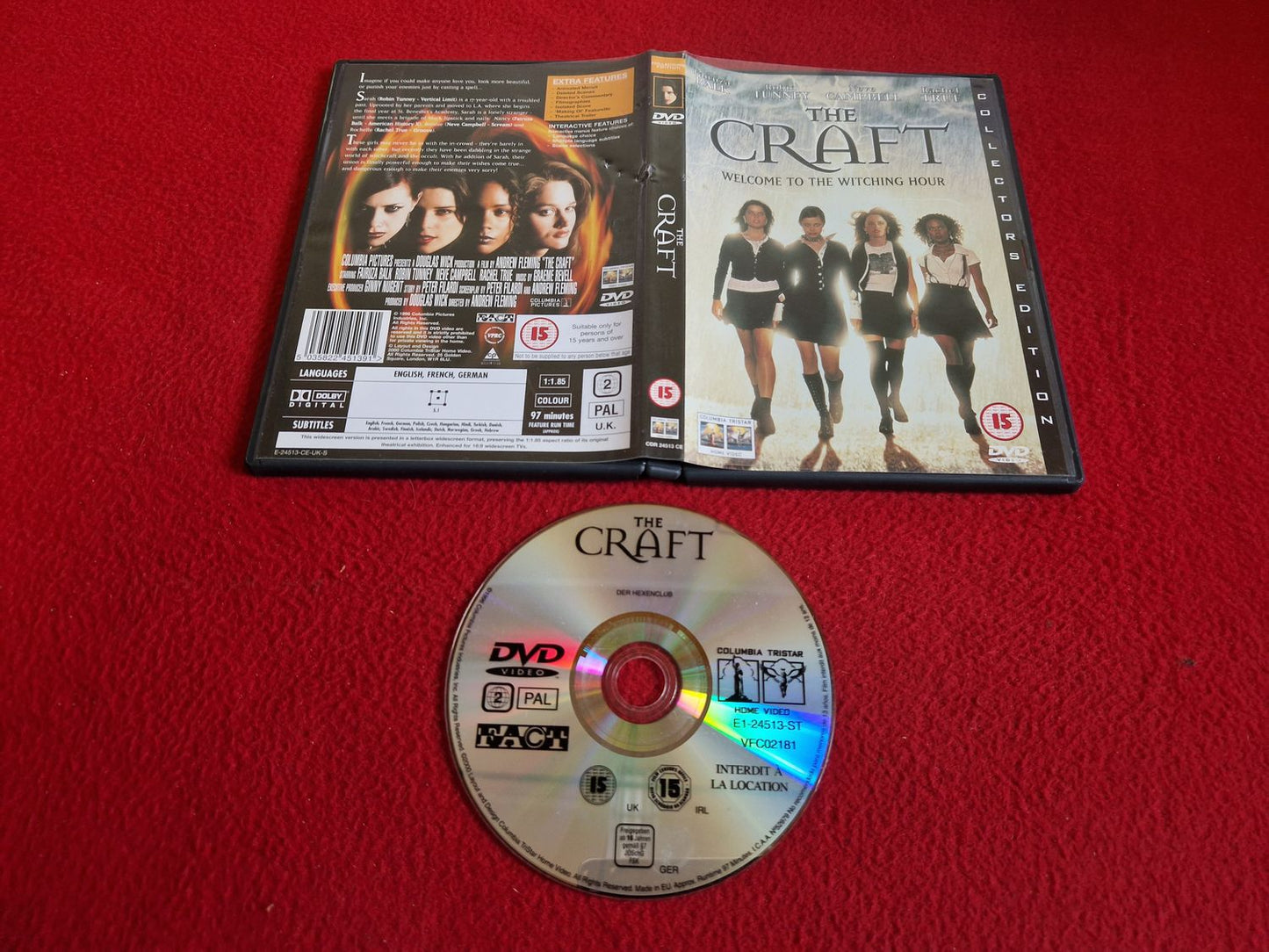 THE CRAFT DVD