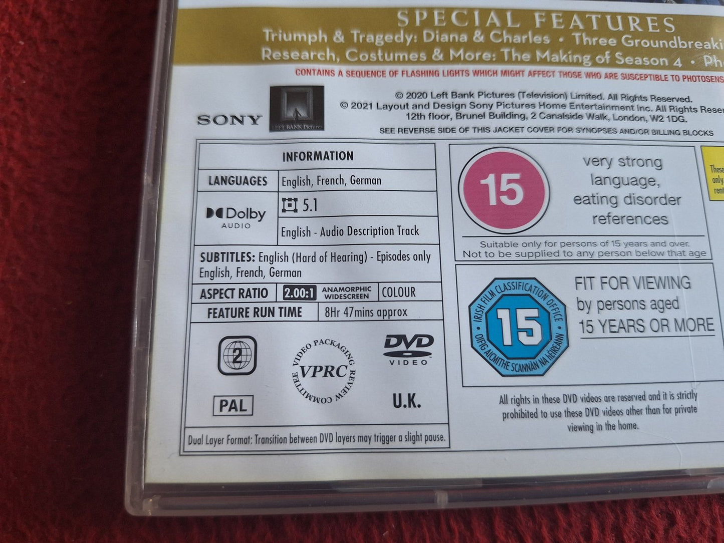 THE CROWN SEASON 4 BOX DVD
