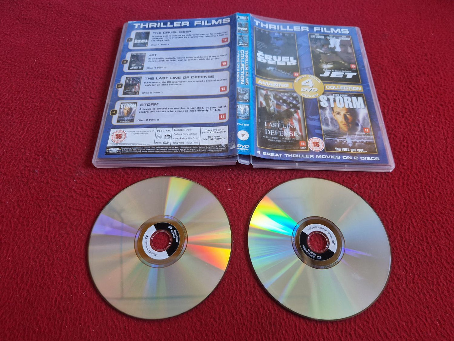 THE CRUEL DEEP / JET / THE LAST LINE OF DEFENSE / STORM DVD